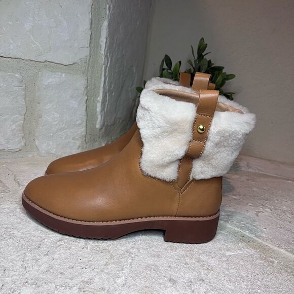 Fit Flop MIMIE ANKLE hazelnut BOOTS Comfort Sz 6 - Picture 6 of 7